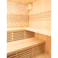3 person dry steam wooden sauna