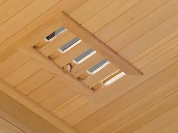 4 Person Traditional Steam Hemlock Sauna