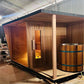 Boyce Outdoor Sauna with Elegant Heater Design – Infrared & Dry Sauna Luxury