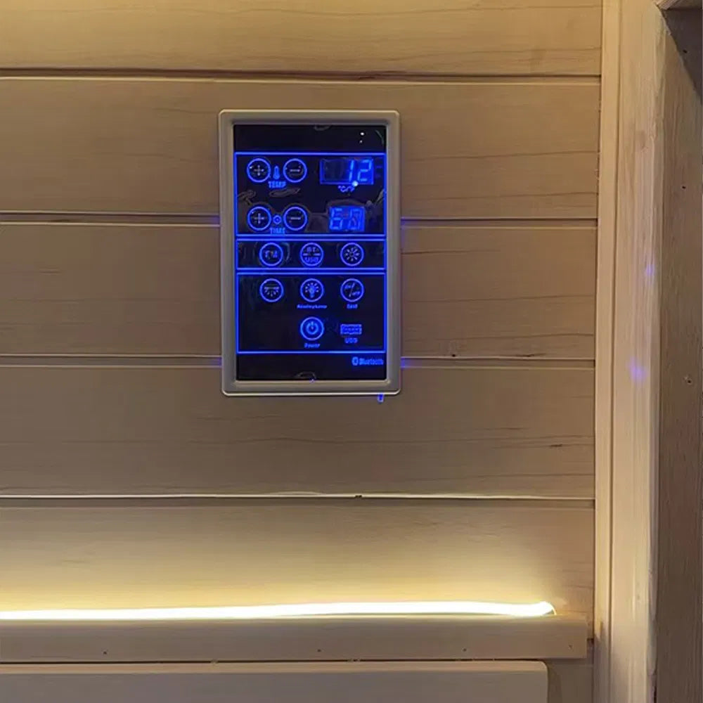 Outdoor Sauna Room for 4 — Starry-Sky Roof Edition